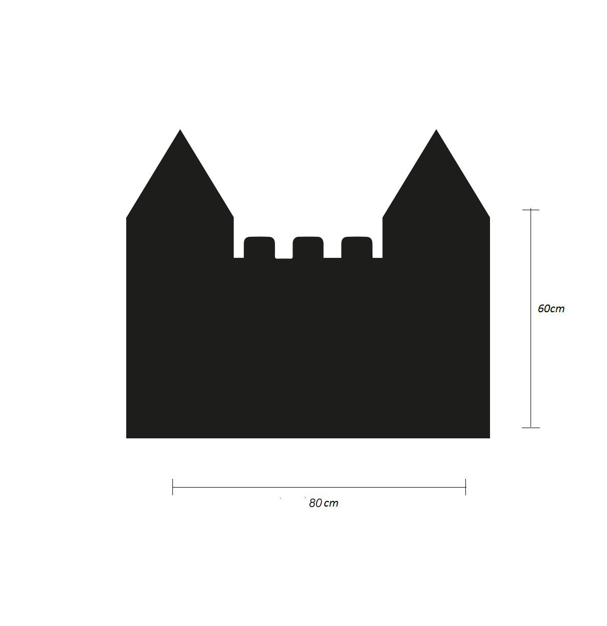 Tableau magnétique château