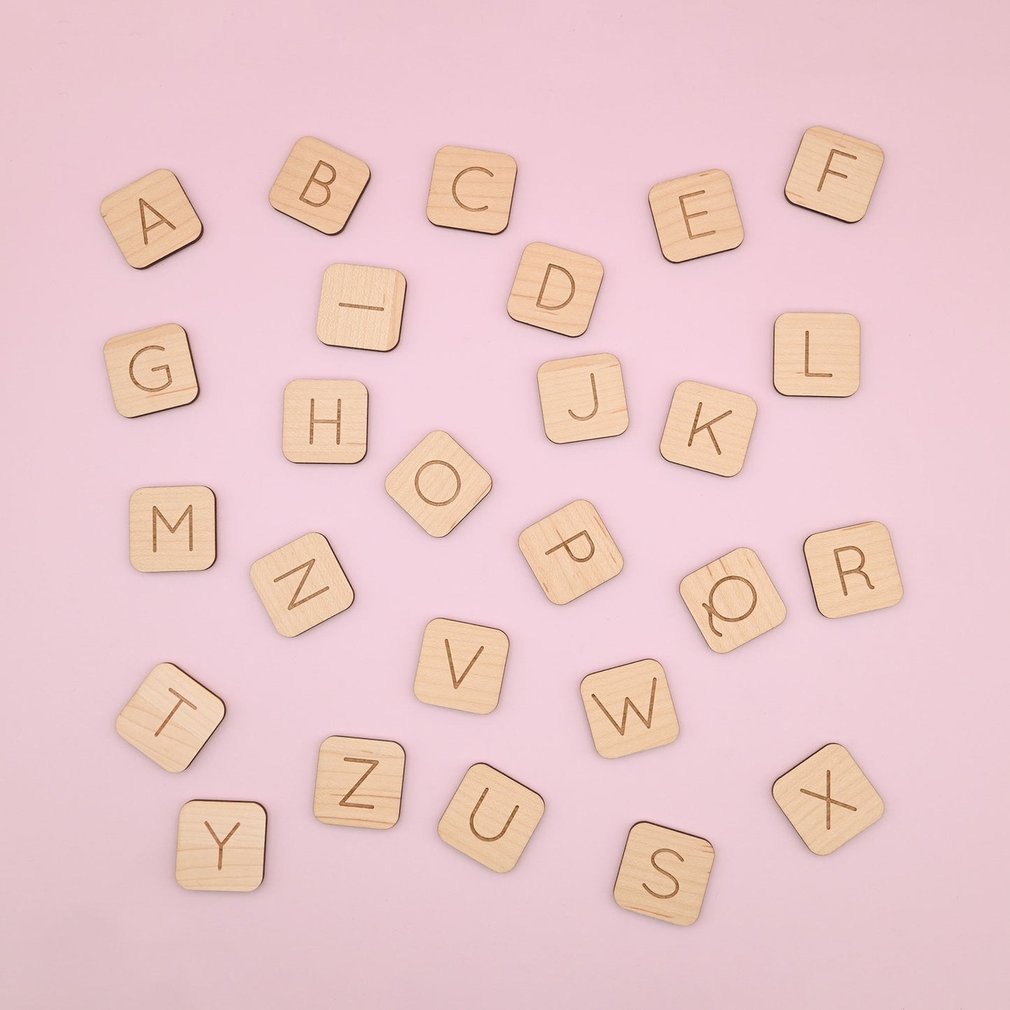 Alphabet magnétique en bois 26 lettres