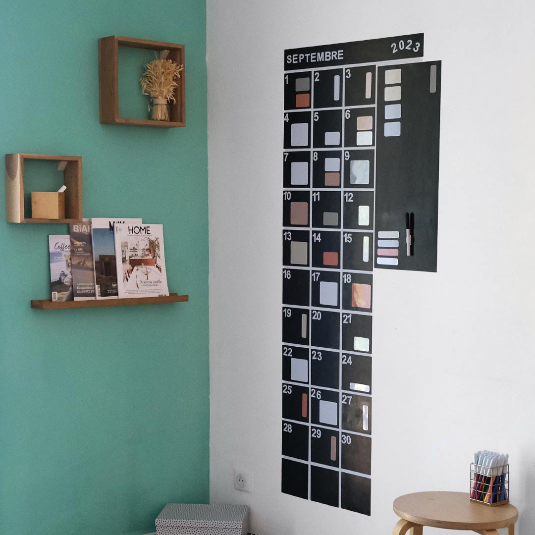 Magnetischer Wandkalender - Monatsplanung