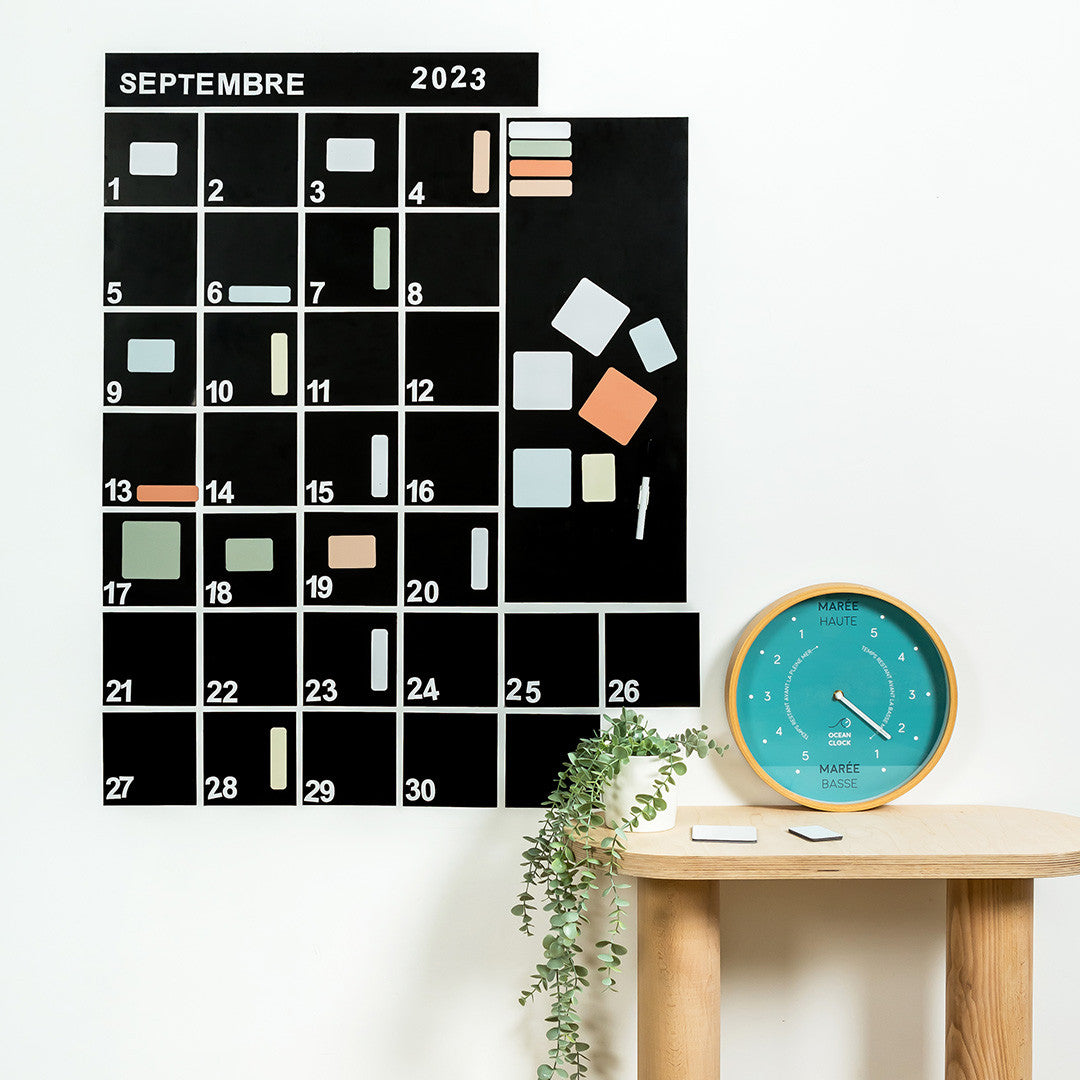 Magnetischer Wandkalender - Monatsplanung